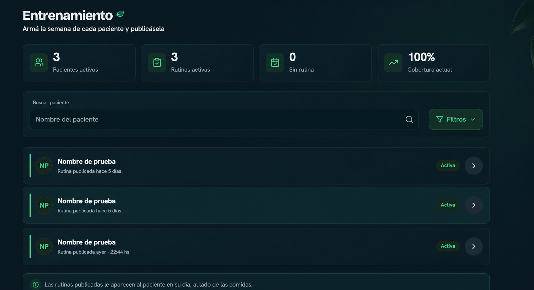 Software de gestión para gimnasios con rutinas y seguimiento de personas